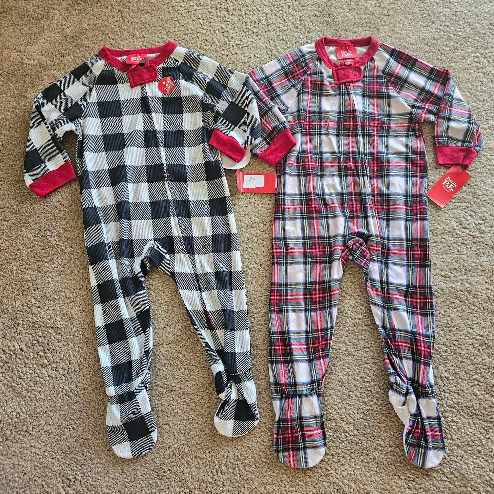 Plaid Pajama Set 18M 2 Sets